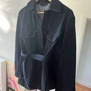 Uniqlo Denim Jacket with Tie